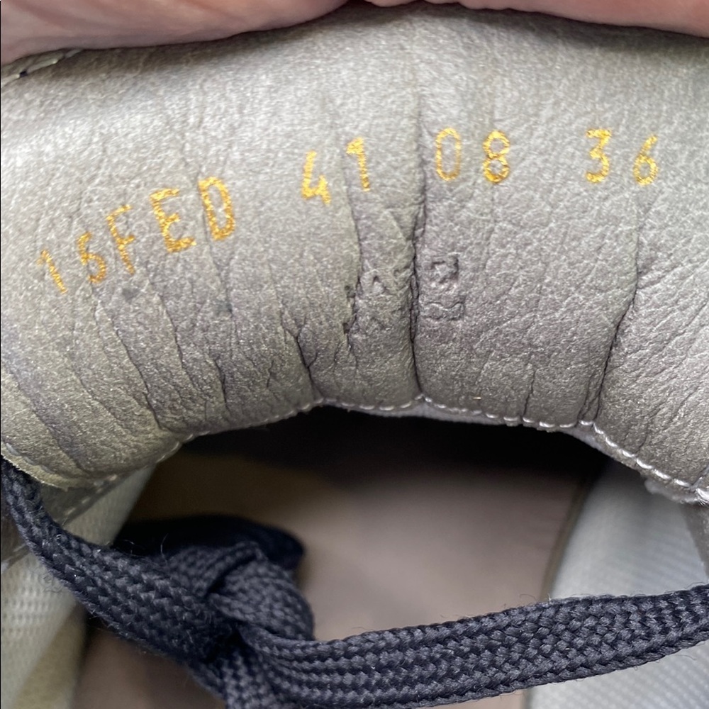 Geox Python Embossed Navy And Silver Sneakers Siz… - image 8